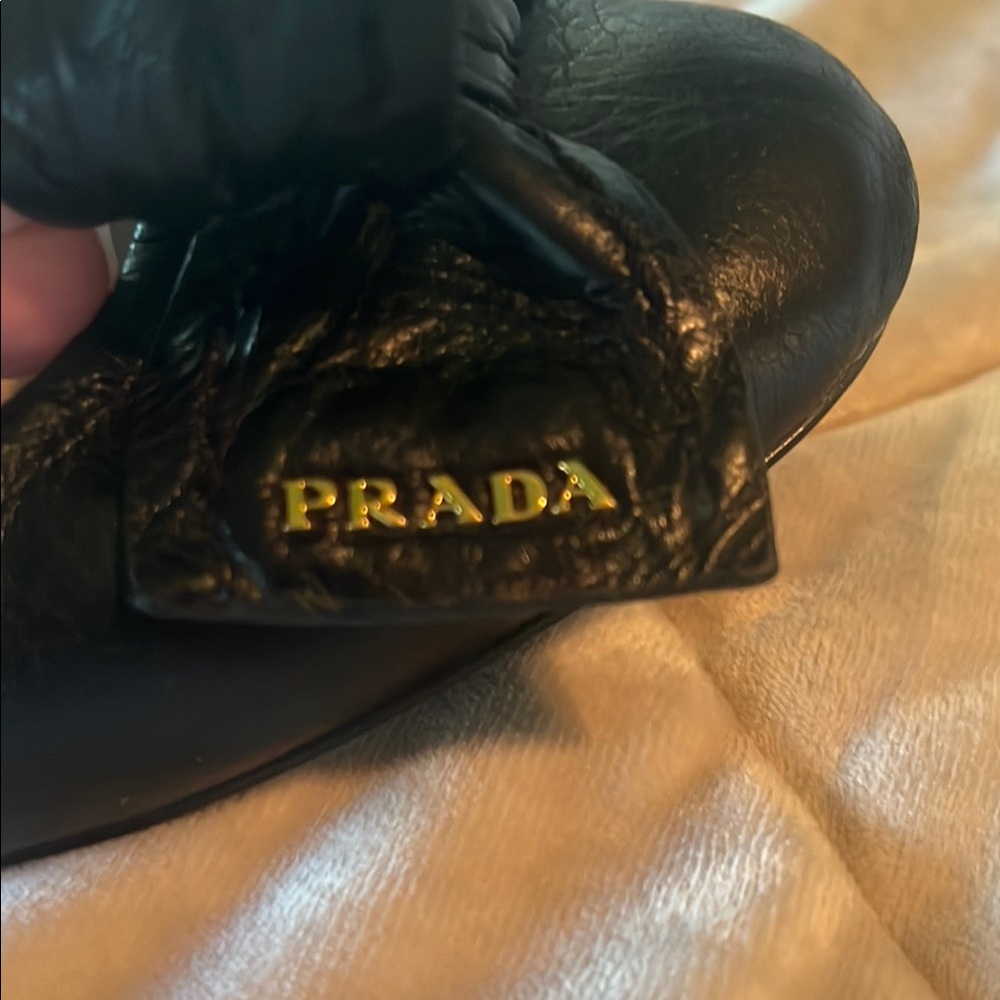 Prada Black Flats Versatile leather Loafers - Picture 4 of 10